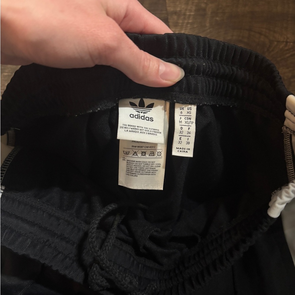 Adidas Women’s Black & White Track Pants - Picture 4 of 4